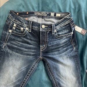 Miss Me Blue Signature Boot cut jeans